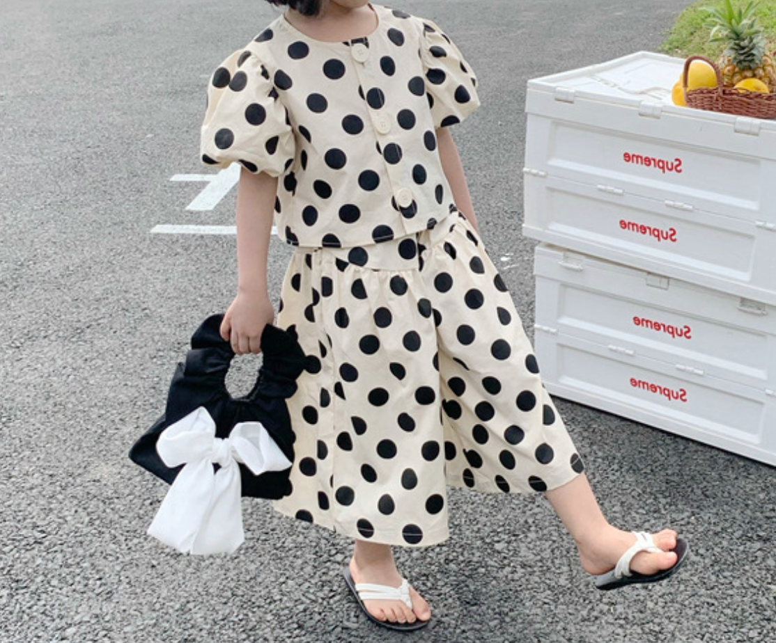 半袖トップスワイドレッグパンツツーピーススーツ